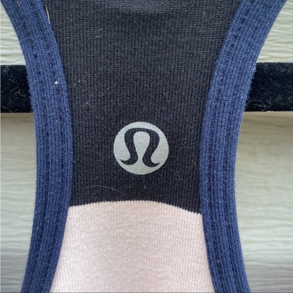 Lululemon | Colorblock Stripe Racerback Workout Tank Top size 2 - Picture 5 of 5